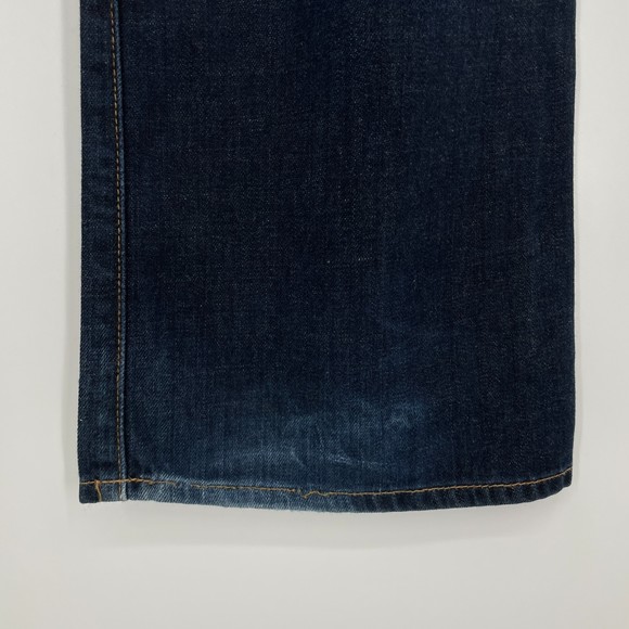 7 FOR ALL MANKIND Brett Dark Wash Boot Cut Jeans Size 38 - Picture 7 of 9